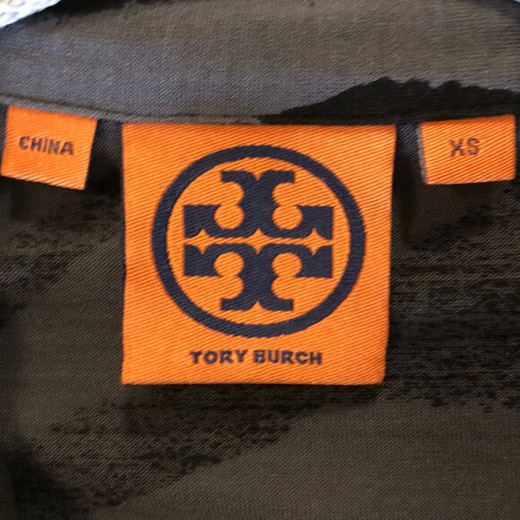 Tory Burch 100% Silk Sheer Button Up Shirt Blouse - Picture 5 of 15